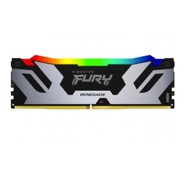 Kingston FURY Renegade RGB - DDR5 - modulo - 16 GB - DIMM 288-PIN - 6400 MHz / PC5-51200 - CL32 - 1.1 V - senza buffer - on-die ECC