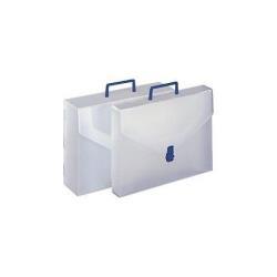 Fellowes - Cartelletta portadocumenti - larghezza dorsale 50 mm - per 280 x 380 mm - bianco trasparente