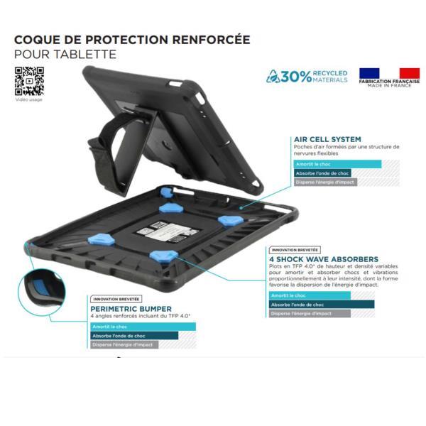 MOBILIS APPLE iPAD 2020 10.2 CUSTODIA IN PLASTICA NERO