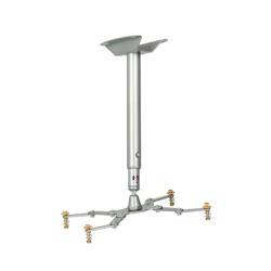 ITB Solution - Kit montaggio (montaggio a soffitto, staffa interfaccia, palo telescopico) - per proiettore - argento - installabile a soffitto