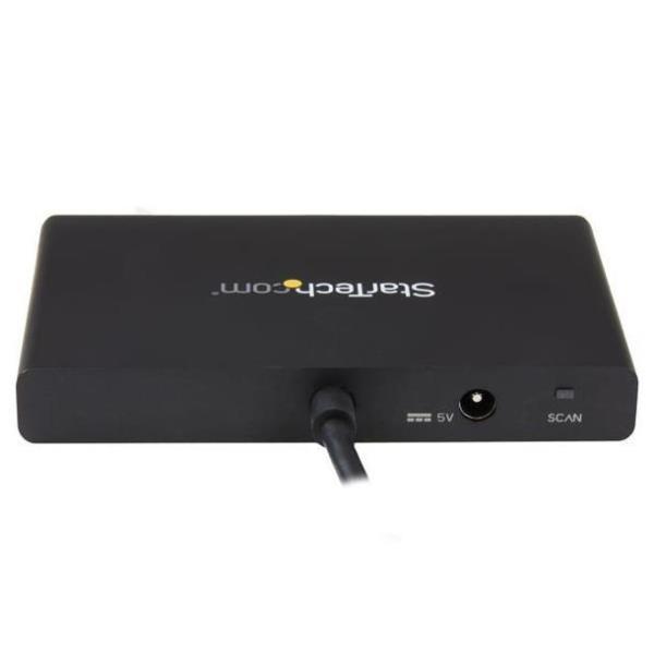 StarTech.com Adattatore multi monitor a 3 porte - Hub MST Mini DisplayPort a HDMI - Triplo 1080p o doppio 4K 30Hz - Video splitter in modalità desktop esteso solo su Windows - mDP 1.2 a 3x HDMI (MSTMDP123HD - Splitter video/audio - 3 x HDMI - desktop - AC