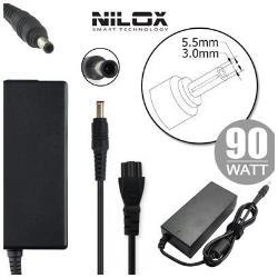 NILOX NLX90W-SG04 ALIMENTATORE PER NOTEBOOK SAMSUNG 90W 19V 4.74A BLACK