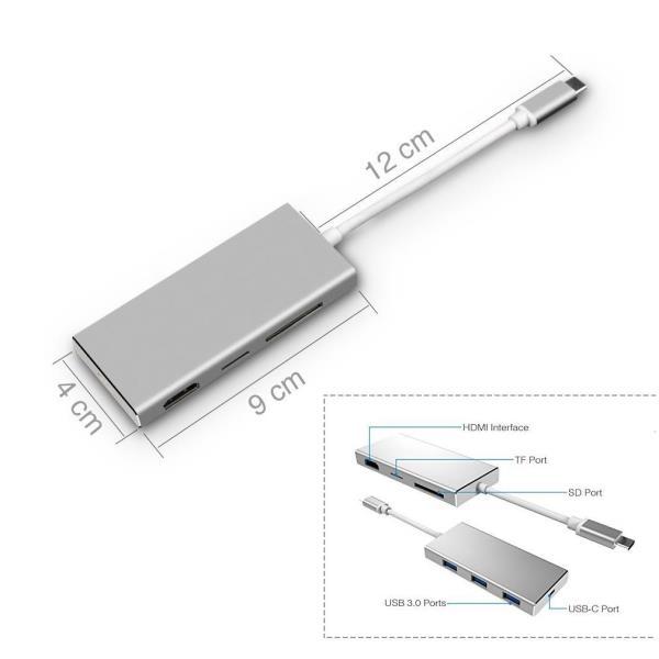 NILOX TECH - Mini Docking station USB-C 3.1
