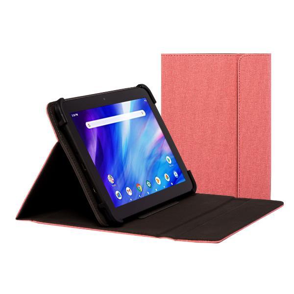 Nilox - Flip cover per tablet - poliestere - rosa - 9.7" - 10.5"