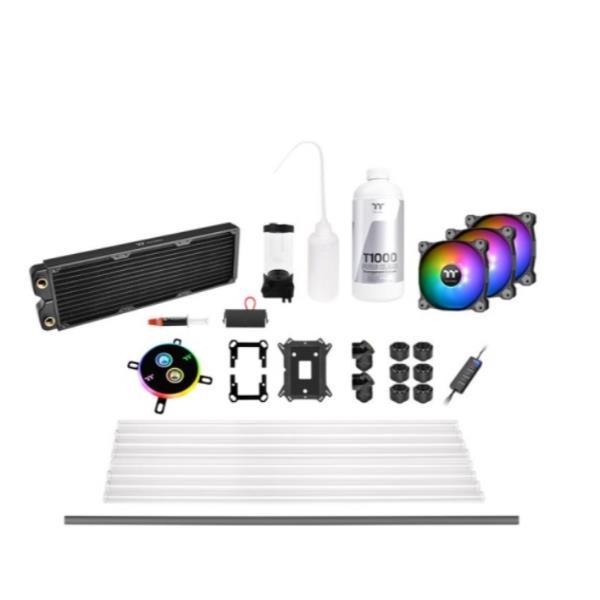 Thermaltake Pacific C360 - Kit sistema di raffreddamento a liquido - (per: LGA775, LGA1156, AM2, AM2+, LGA1366, AM3, LGA1155, AM3+, LGA2011, FM1, FM2, LGA1150, LGA1151, AM4, LGA2066) - 120 mm