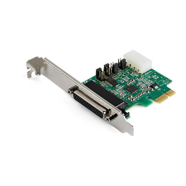 StarTech.com Scheda adattatore seriale PCI Express RS232 a 4 porte - Scheda di espansione/controller seriale PCIe RS232 /DB9 - 16950 UART - Windows/Linux (PEX4S953) - Scheda seriale - PCIe - RS-232 x 4