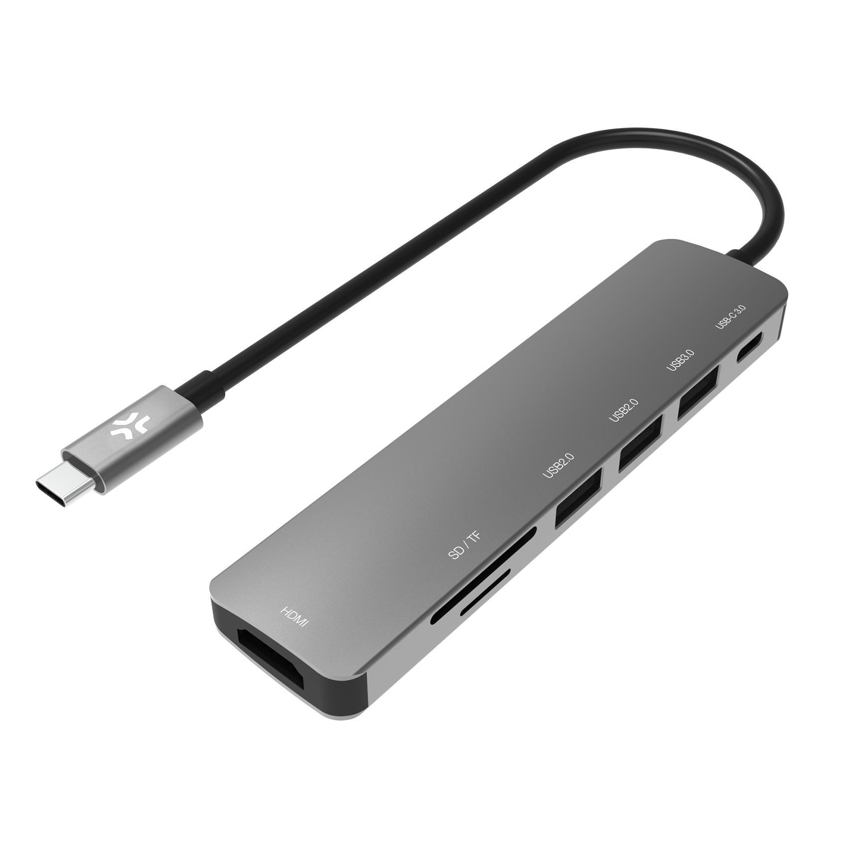 Celly USB-C Adapter 7in1 SMART WORKING