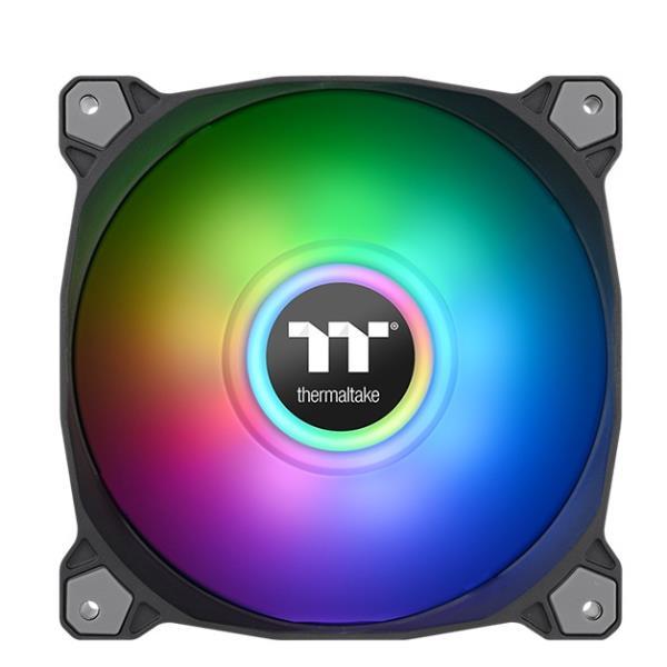 Thermaltake Pure Duo 14 ARGB Sync Radiator Fan - Ventilatore per cabinet - 140 mm - nero (pacchetto di 2)