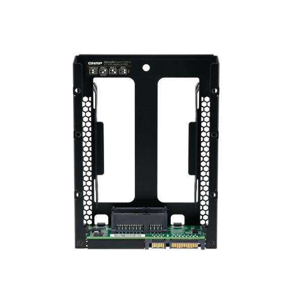 QNAP QDA-A2AR - Comprensivo di RAID interno - 3.5" to 2 x 2.5" - RAID 0, 1, JBOD - SATA 6Gb/s