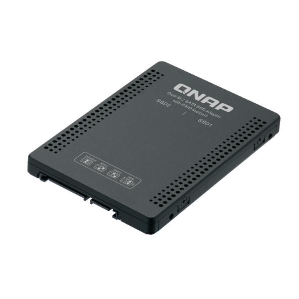 QNAP QDA-A2MAR - Comprensivo di RAID interno - da 2,5" a 2 x M.2 - RAID 0, 1, JBOD - SATA 6Gb/s