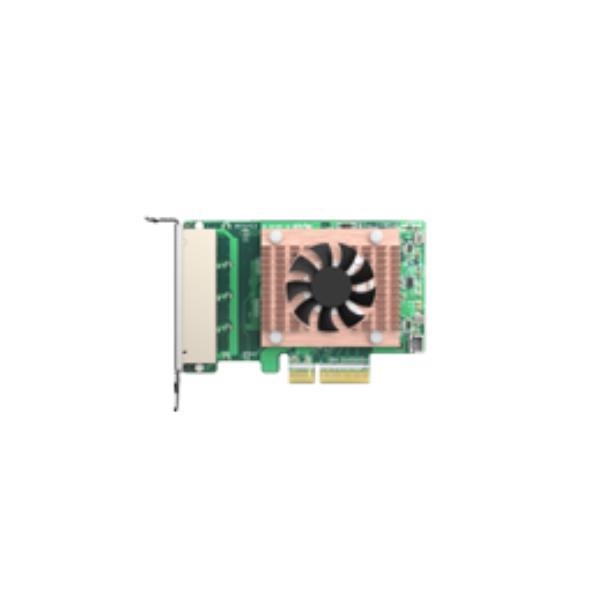 QNAP QXG-2G4T-I225 - Adattatore di rete - PCIe 2.0 x4 profilo basso - 2.5GBase-T x 4 - per QNAP TDS-16489, 16489U R2, TS-1886, 251, 2888, h1277, h1283, h977, TVS-1672, 672, 872, 972
