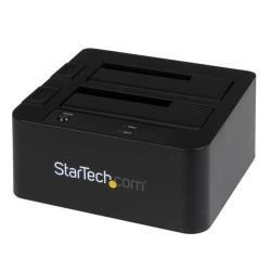 StarTech.com Dual-Bay USB 3.0 eSATA to SATA Hard Drive Docking Station, USB Hard Drive Dock, External 2.53.5 SATA IIIIII, SSDHDD Docking Station, Hot-Swap Hard Drive Bays - Top-Loading - Storage controller - 2.5", 3.5" - SATA 6Gb/s - eSATA 6Gb/s, USB 3.0