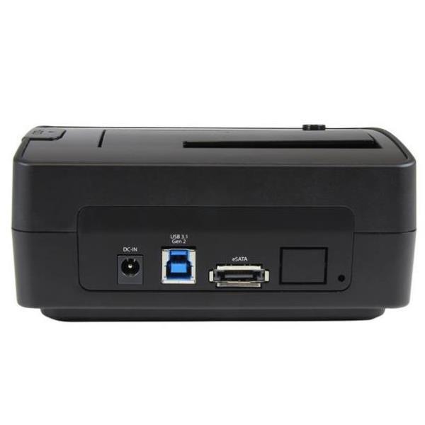 StarTech.com Docking Station per Hard Disk a Singolo Slot - Dock USB 3.1 (10 Gbps) per Hard Drive HDD/SSD - Dock Station per Disco Rigido Esterno SATA III da 2,5/3,5? con Carica dall?Alto, HDD, SSD, Serial ATA III, 2.5,3.5?, 6 TB, USB 3.2 Gen 2 (3.1 Gen 2