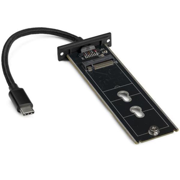 StarTech.com Enclosure M.2 SSD per Drive M.2 SATA - USB 3.1 (10Gbps) - USB-C - Adattatore M.2 SATA USB (SM21BMU31CI3) - Box esterno - M.2 - M.2 Card - USB 3.1 (Gen 2) - nero - per P/N: PEXUSB321C