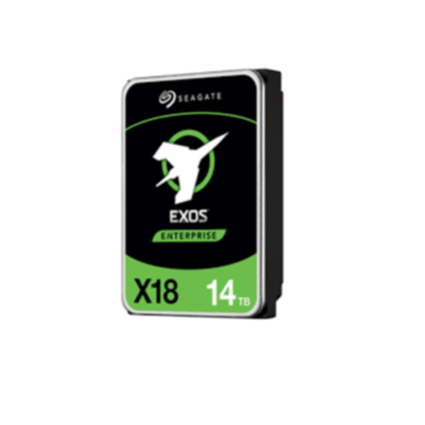Seagate Exos X18 ST14000NM000J - HDD - 14 TB - interno - SATA 6Gb/s - 7200 rpm - buffer: 256 MB