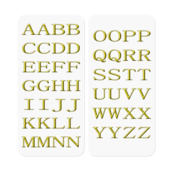 CELLY STICKERS 3D 52 LETTERE ORO