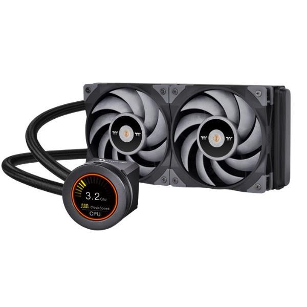 Thermaltake TOUGHLIQUID Ultra 240 - Sistema di raffreddamento a liquido del processore - Dimensione radiatore: 240 mm - (per: LGA1156, AM2, AM2+, LGA1366, AM3, LGA1155, AM3+, LGA2011, FM1, FM2, LGA1150, LGA2011-3, LGA1151, AM4, LGA2066, LGA1200) - 120 mm