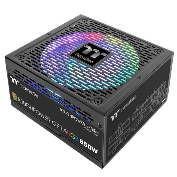 Thermaltake ToughPower GF1 ARGB 850W - TT Premium Edition - alimentazione (interna) - ATX12V - 80 PLUS Gold - 850 Watt - PFC (fattore di correzione alimentazione) attivo