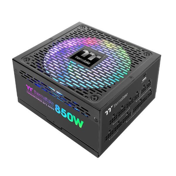 Thermaltake POWER PF1 ARGB 850 - TT Premium Edition - alimentazione (interna) - ATX12V - 80 PLUS Platinum - 850 Watt - PFC (fattore di correzione alimentazione) attivo - nero