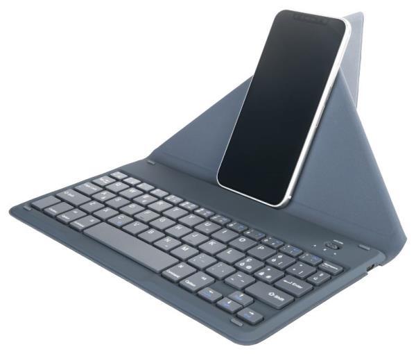 TUCANO SCRIVO TASTERIA BLUETOOTH CON SUPPORTO UNIVERSALE PER TABLET FINO A 10'' BLU