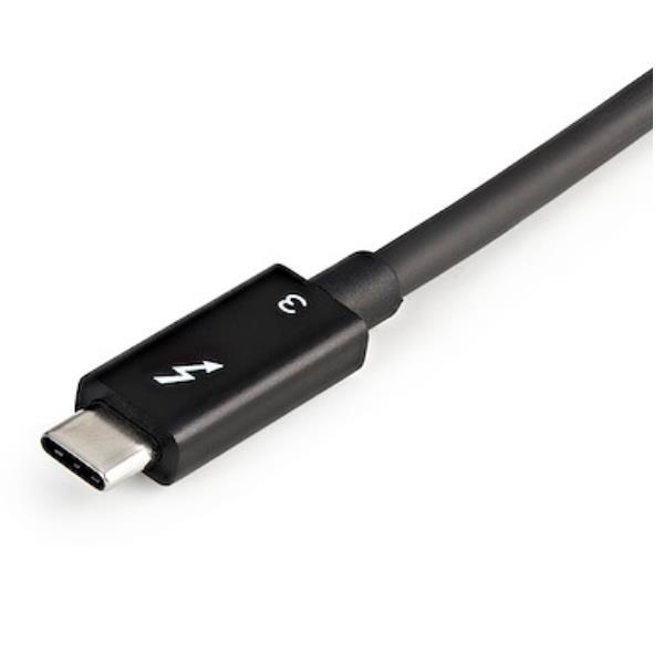 StarTech.com Adattatore Thunderbolt 3 a doppio monitor DisplayPort 4K 60Hz o singolo 8K/5K -TB3 a 2x DP 1.4 - Mac/Windows (TB32DP14) - Adattatore USB/DisplayPort - USB-C (M) a DisplayPort (F) - Thunderbolt 3/DisplayPort 1.4 - 46 cm - supporto 8K - argento