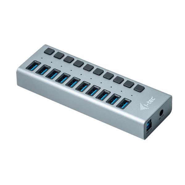 I-TEC USB 3.0 CHARGING HUB 10 PORT + POWER ADAPTER 48 W