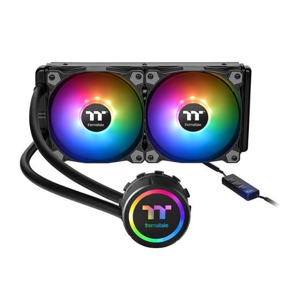 Thermaltake Water 3.0 240 - ARGB Sync Edition - Sistema di raffreddamento a liquido del processore - (per: LGA1156, AM2, AM2+, LGA1366, AM3, LGA1155, AM3+, LGA2011, FM1, FM2, LGA1150, LGA2011-3, LGA1151, AM4, LGA2066, LGA1200) - rame - 120 mm