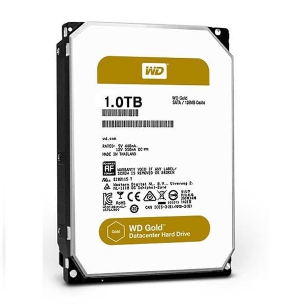 WD Gold Datacenter Hard Drive WD1005FBYZ - HDD - 1 TB - interno - 3.5" - SATA 6Gb/s - 7200 rpm - buffer: 128 MB
