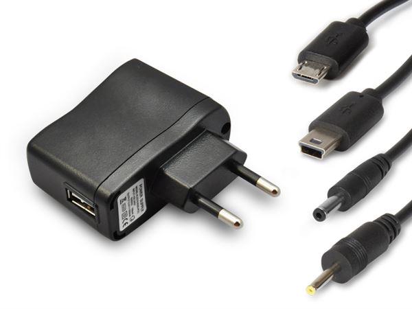 Hamlet Universal Kit - Alimentatore - 2000 mA (USB) - sul cavo: Micro-USB