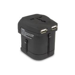Hamlet XPW2UTRAVEL - Alimentatore - 2100 mA - 2 connettori di uscita (USB)