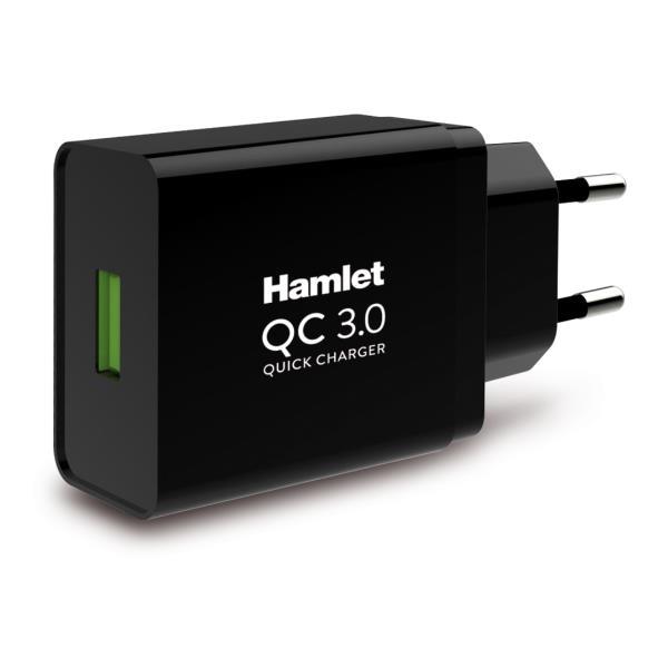 Hamlet XPWCU118QC - Alimentatore - 18 Watt - 3 A - QC 3.0 (USB)