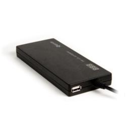 HAMLET XPWNB90ALCD ALIMENTATORE NOTEBOOK 90W SLIM USB AUTOSENSING NERO
