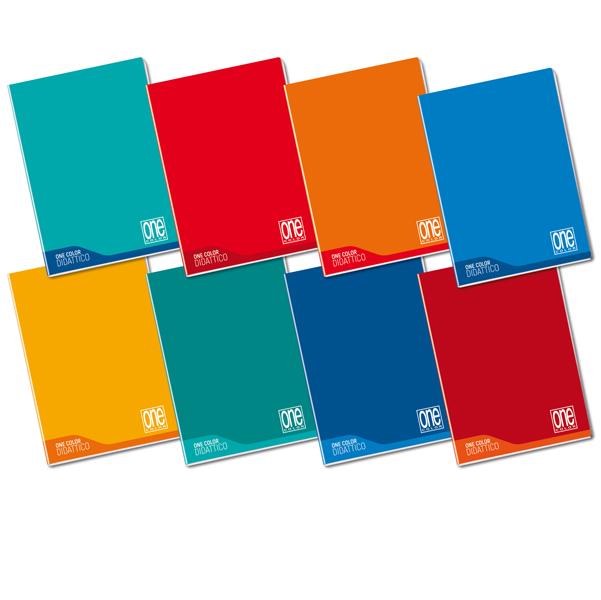 Maxiquaderno One Color Linea Blu f.to A4 100gr 18+1 - rigo di 3a Blasetti
