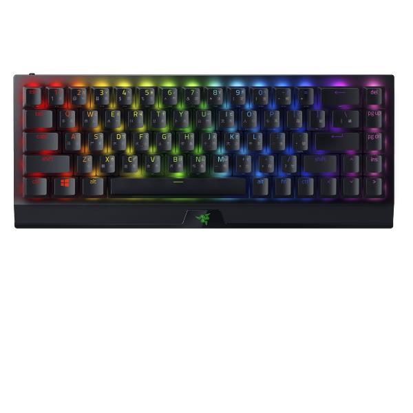 Razer BlackWidow V3 Mini HyperSpeed - Tastiera - retroilluminazione - Bluetooth, 2.4 GHz, USB-C - QWERTY - Regno Unito - interruttore: Razer Yellow