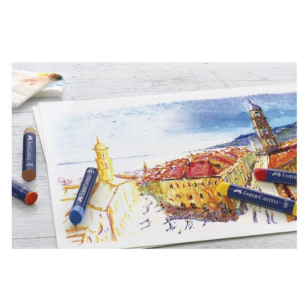 Faber-Castell Creative Studio - Pastello - pastello a olio - per legno, cartone - colori assortiti (pacchetto di 24)