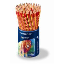 STAEDTLER Noris Club Jumbo - Pastello colorato - arcobaleno - 4 mm (pacchetto di 50)