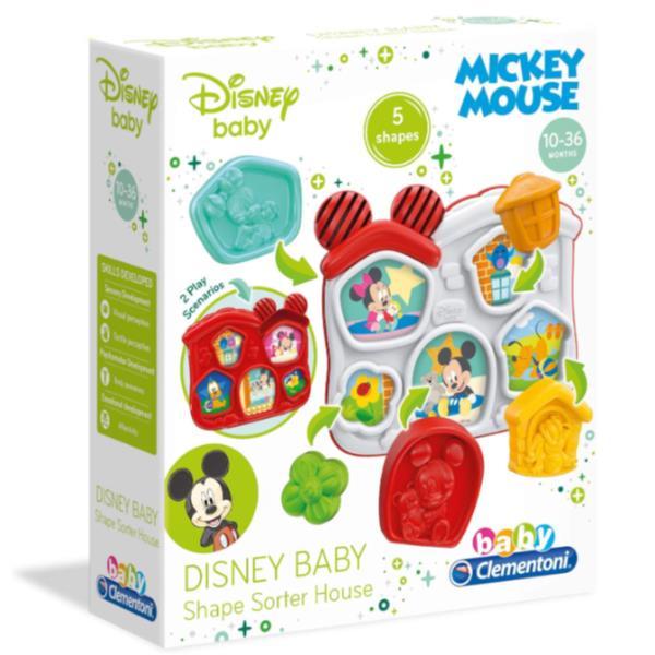 CLEMENTONI DINSEY BABY CASETTA FORME E COLORI CON 5 FORMINE