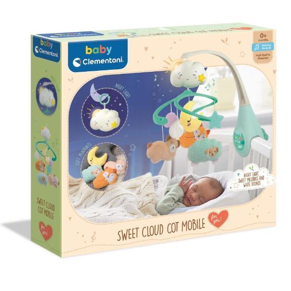 CLEMENTONI SWEET CLOUD COT MOBILE 2 IN 1 GIOSTRINA DA CULLA