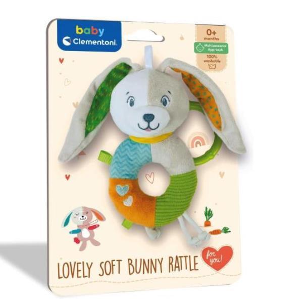 Clementoni baby - Lovely Bunny Soft Rattle