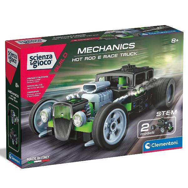 CLEMENTONI SCIENZA E GIOCO HOT ROD & RACE TRUCK KIT SCIENTIFICO DA ASSEMBLARE