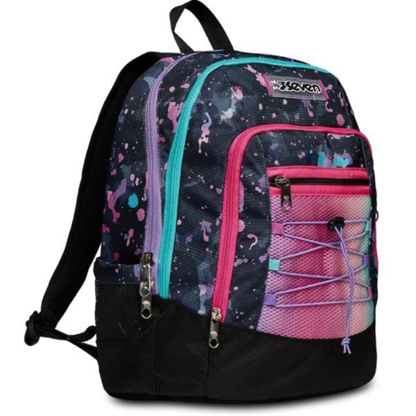 SEVEN ADVANCED FLUO STRING GIRL ZAINO IN POLIESTERE 31X43X24 CM 30 LT CON SPEAKER WIRELESS