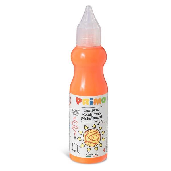PRIMO BOTTIGL 50ML TEMPERA ARANCIO FLUO