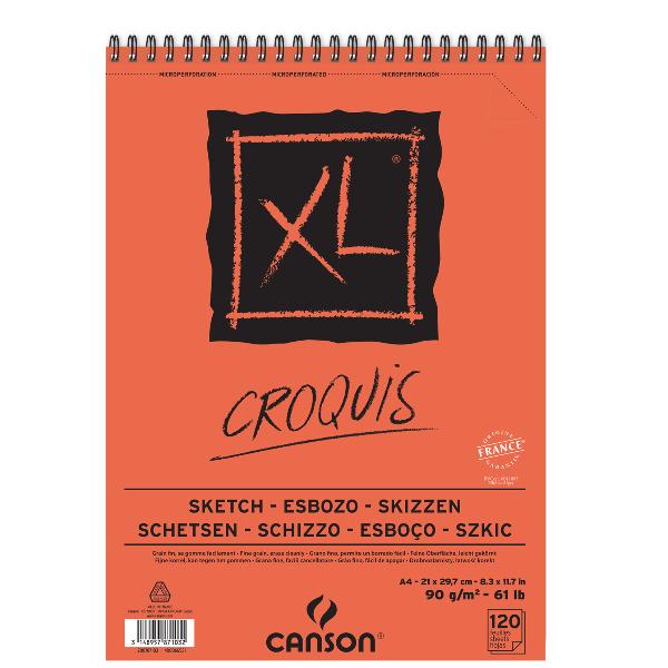 CANSON BLOCCO XL MIX MEDIA A3 ALBUM SPIRALATO LATO CORTO 30 FOGLI 297X420 mm 300 GR BLU