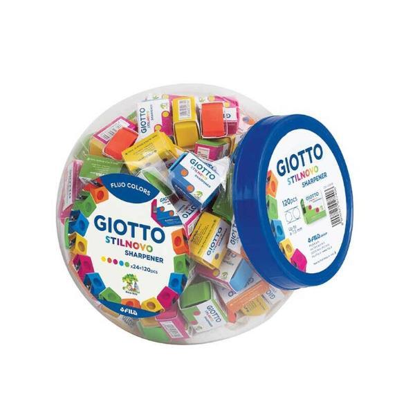 GIOTTO-FILA BOCCIA STILNOVO TEMPERA MATITE COL. ASSORTITI FLUO 120 Pz