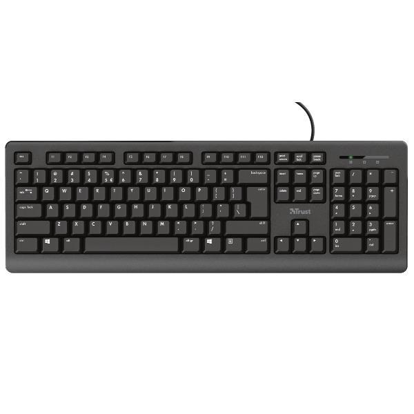 Trust Primo - Tastiera - USB - QWERTY - Regno Unito
