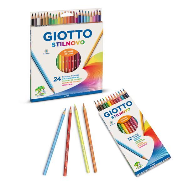 GIOTTO STILNOVO ACQUARELL PASTELLI ACQUERELLABILI 3.3 mm CONFEZIONE MONI COLORE BLU 12 Pz.