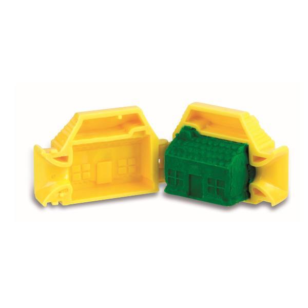 PRIMO PASTA DA MODELLARE VALIGETTA CON 6 PANETTI DA 100 GR E 14 ACCESSORI COLORI ASSORTITI