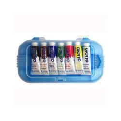 GIOTTO TEMPERA EXTRA TUBO 7.5 ML COLORI ASSORTITI CONF 7 Pz.