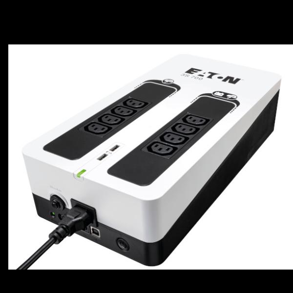 Eaton 3S 700 - UPS - 220-240 V c.a. V - 420 Watt - 700 VA - 1 fase - USB - connettori di uscita 8