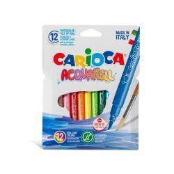 Carioca Aquarell - Penna con punta a pennello - non permanente - 3 mm (pacchetto di 12)